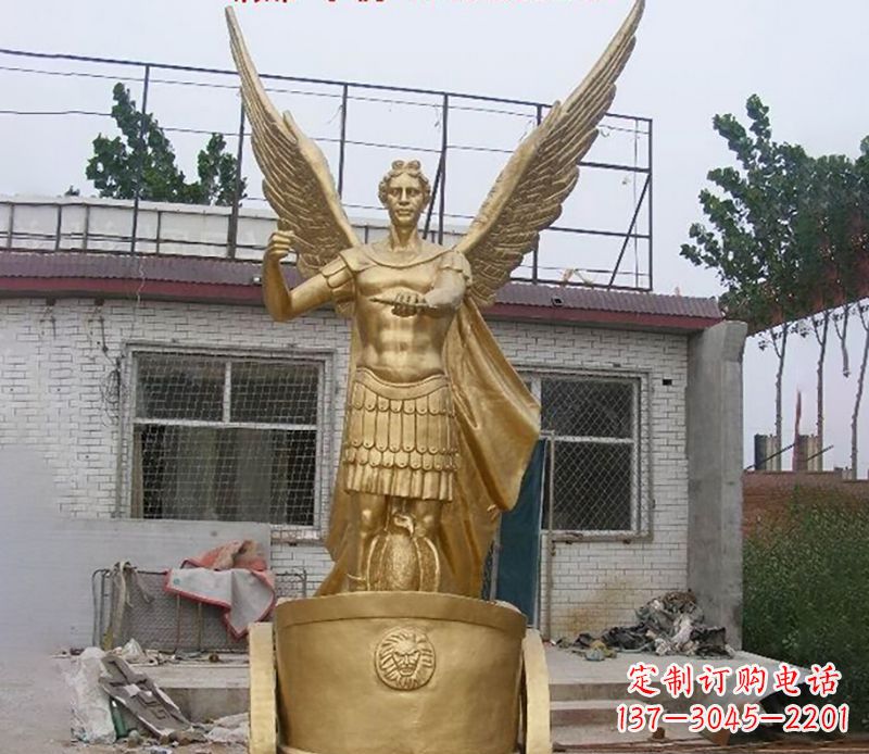 安阳阿波罗人物铜雕