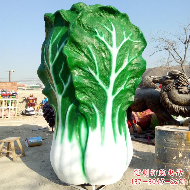安阳玻璃钢白菜雕塑