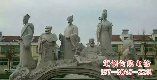 安阳八仙过海石雕222
