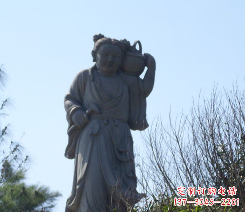 安阳八仙蓝采和石雕