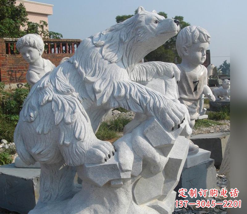 安阳北极熊石雕