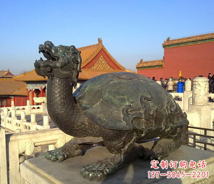安阳北京故宫龙龟铜雕摆件