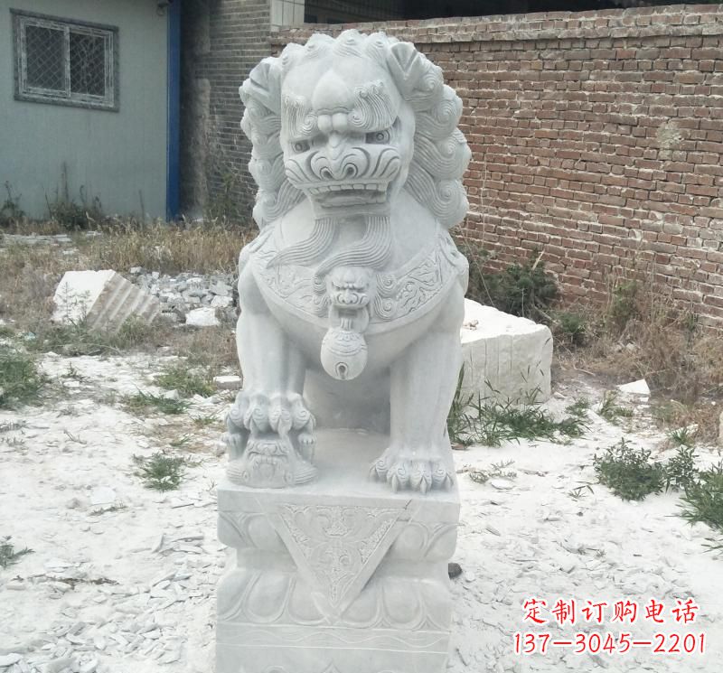 安阳北京看门狮子石雕