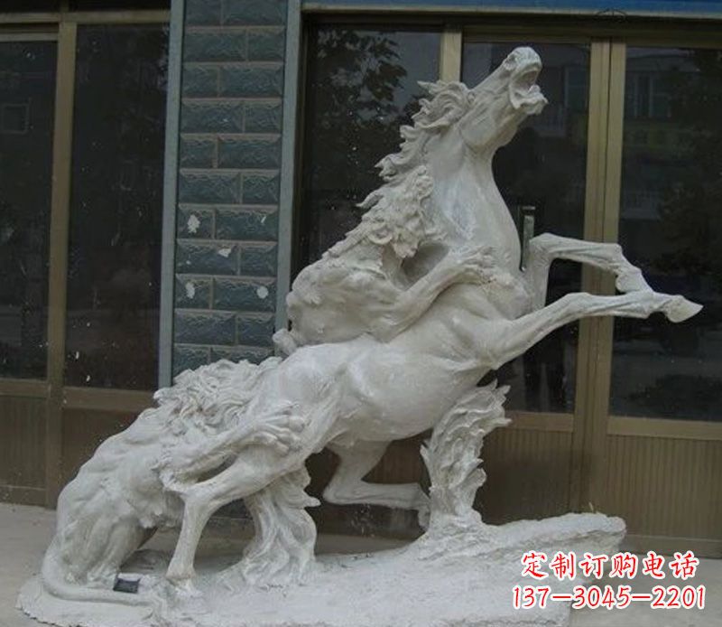 安阳奔马石雕