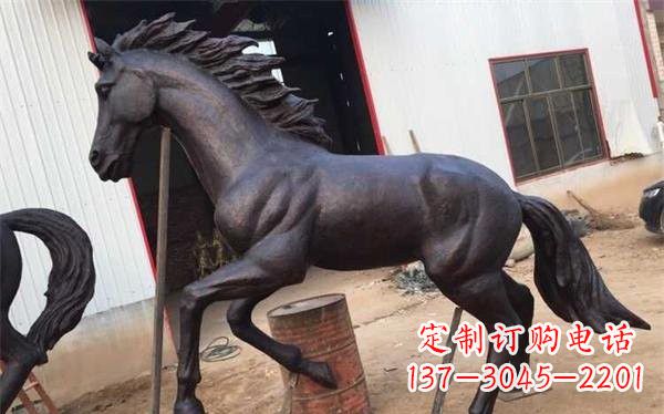 安阳奔马铜雕222