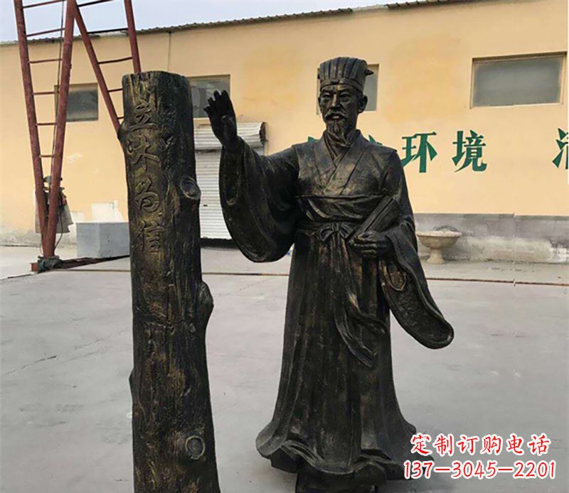 安阳扁鹊铜雕