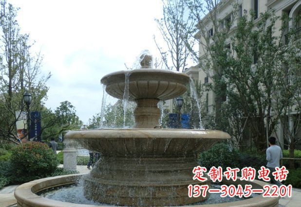 安阳别墅景观大型喷泉石雕 (3)