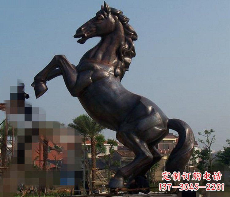 安阳别墅景观动物马铜雕塑