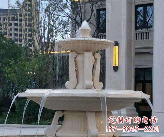 安阳精美玉石喷泉给家园带来恬静古朴