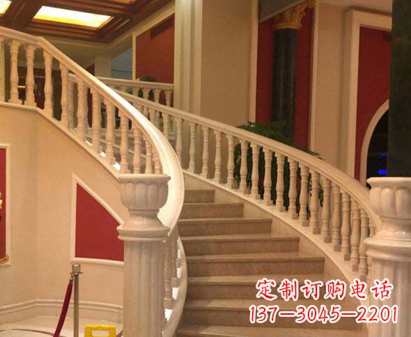 安阳别墅景观汉白玉石栏杆石雕