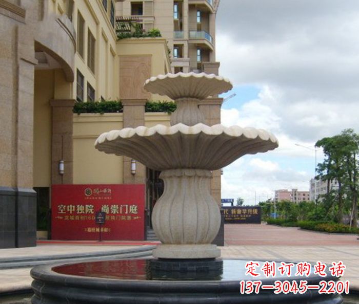 安阳别墅景观欧式喷泉石雕 (5)