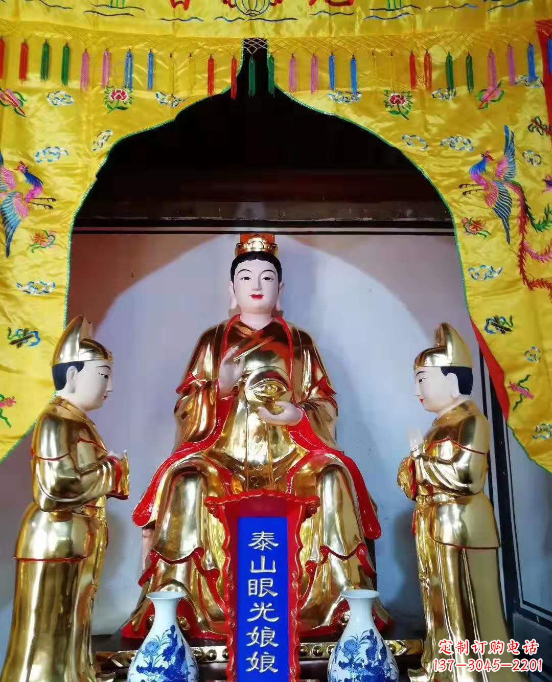 安阳玻璃钢彩绘佛像雕塑寺庙景观雕塑