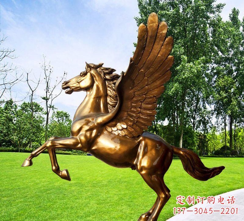 安阳玻璃钢仿铜动物马雕塑