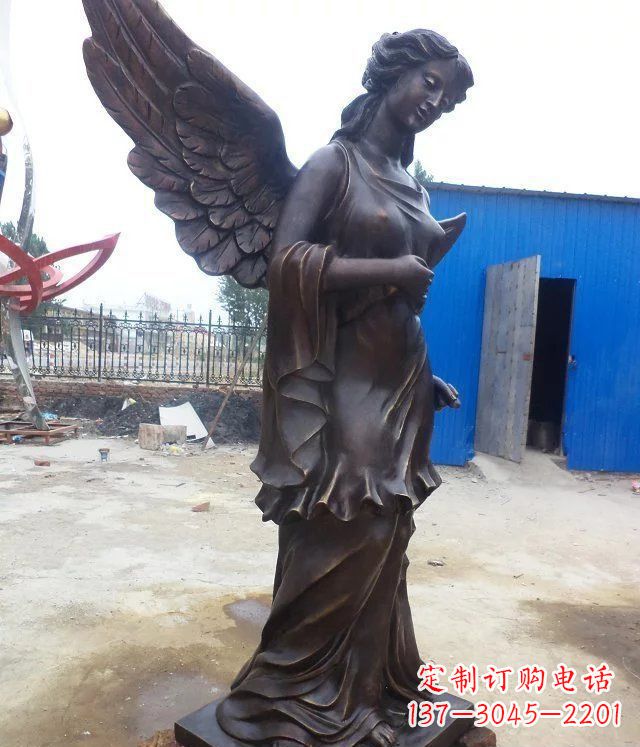 安阳玻璃钢仿铜欧式女人人物雕塑
