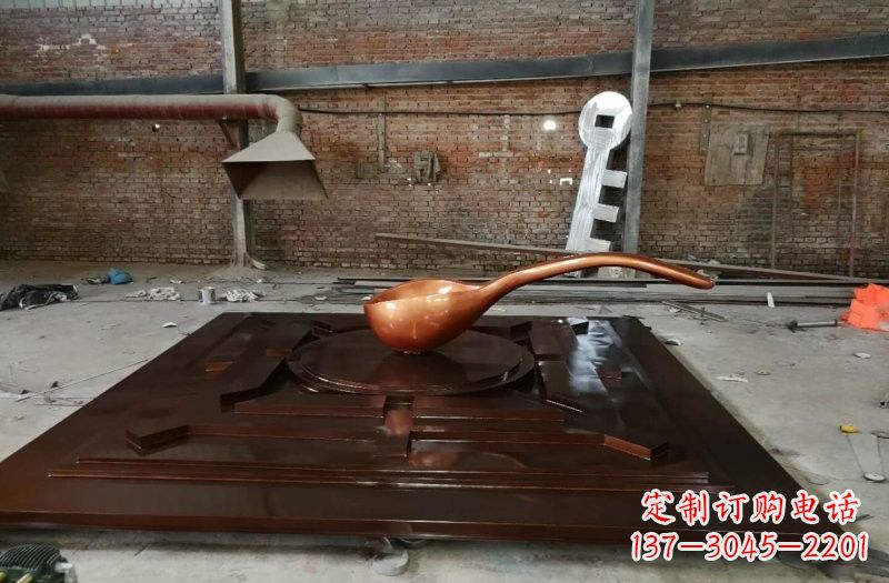 安阳玻璃钢仿铜司南案例