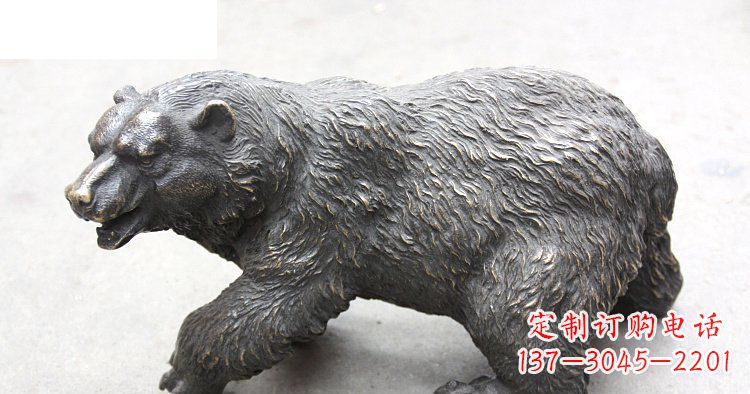 安阳玻璃钢仿真北极熊公园动物雕塑