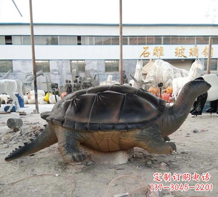 安阳玻璃钢仿真大型乌龟雕塑