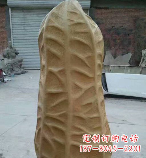安阳玻璃钢仿真花生雕塑