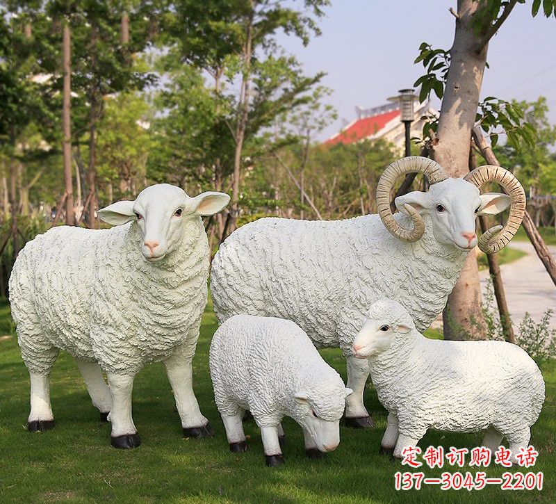 安阳玻璃钢仿真山羊