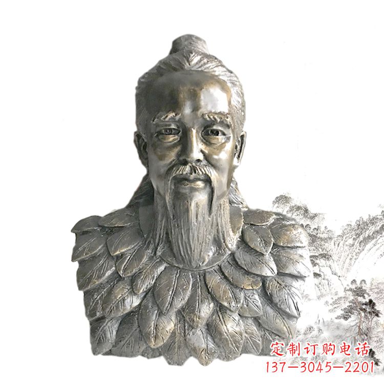 安阳玻璃钢伏羲头像