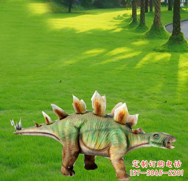 安阳玻璃钢棘背龙仿真恐龙雕塑