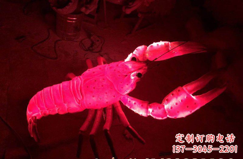 安阳玻璃钢龙虾雕塑