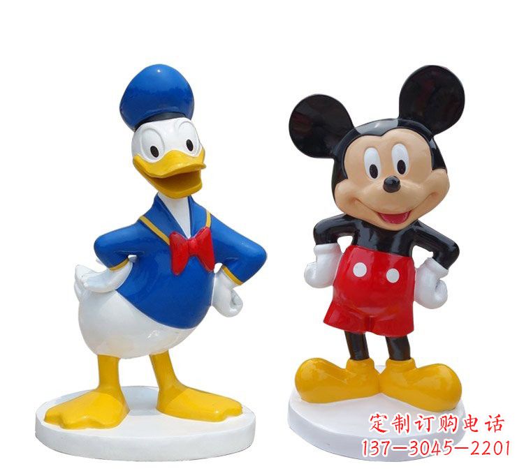 安阳玻璃钢米老鼠和唐老鸭