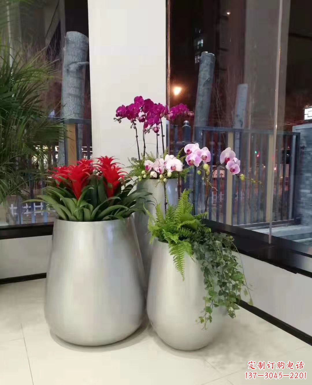 安阳玻璃钢盆景花盆雕塑