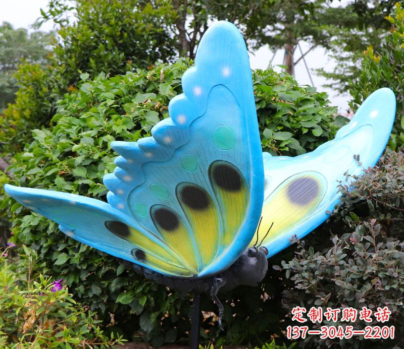 安阳玻璃钢树脂仿真昆虫蝴蝶雕塑