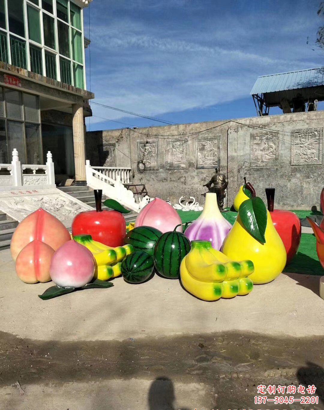 安阳玻璃钢水果景观雕塑