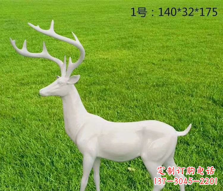 安阳玻璃钢小鹿 动物雕塑