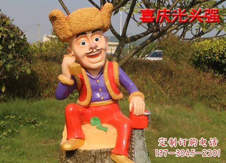 安阳玻璃钢熊大熊二光头强