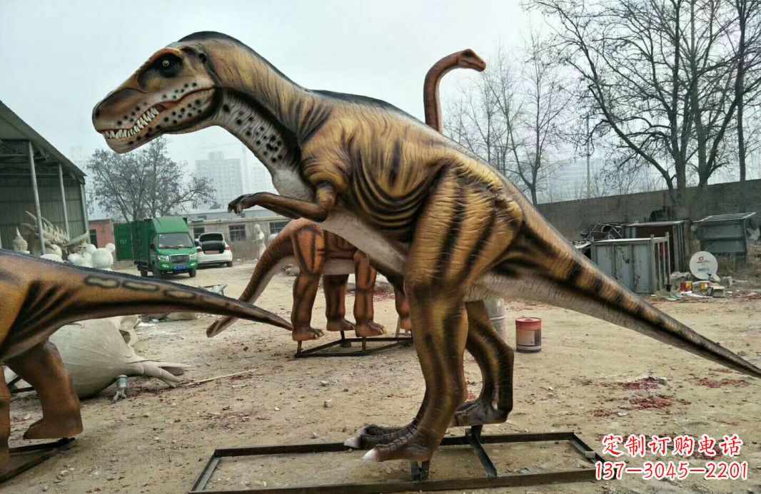 安阳玻璃钢艺术仿真恐龙雕塑