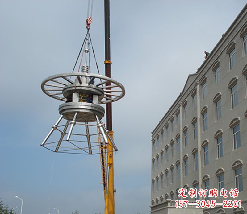安阳不锈钢避雷针造型雕塑