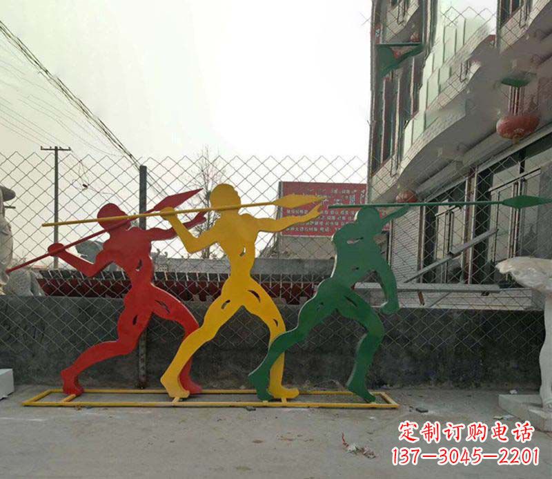安阳不锈钢标枪雕塑