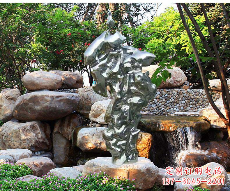 安阳不锈钢别墅景观太湖石雕塑