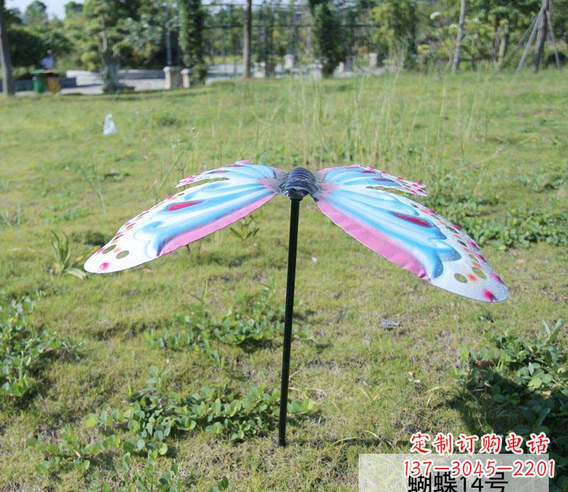 安阳不锈钢彩色蝴蝶雕塑1