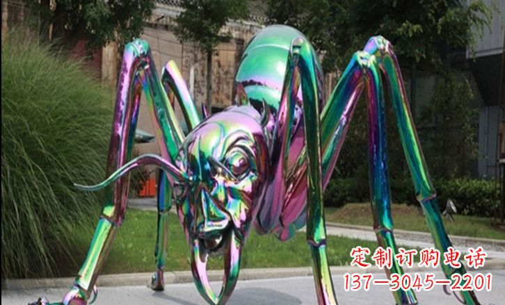 安阳不锈钢彩色蚂蚁公园景观雕塑
