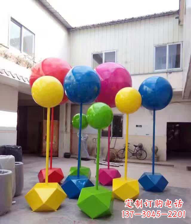安阳不锈钢彩色气球雕塑