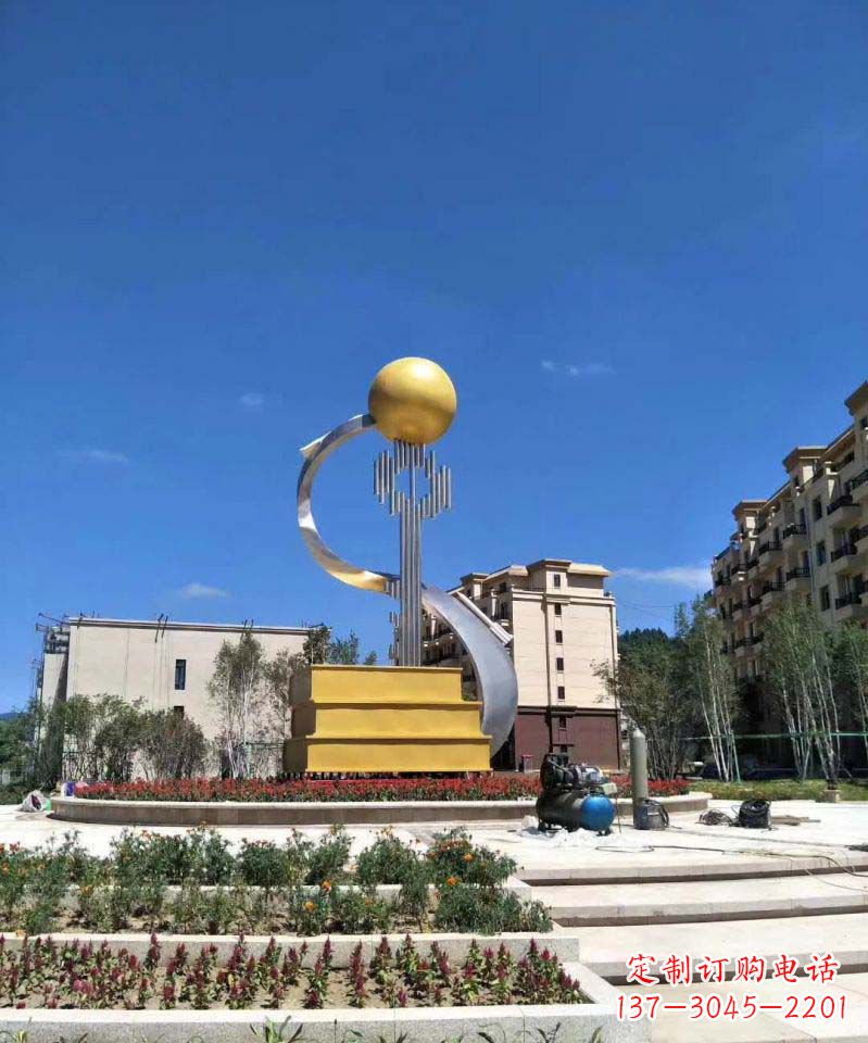 安阳不锈钢成功钥匙雕塑