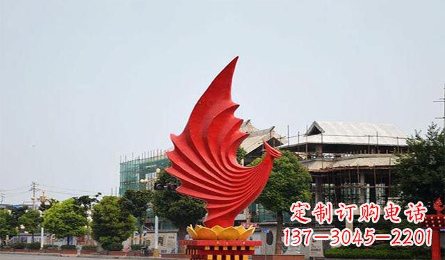 安阳不锈钢城市凤凰摆件