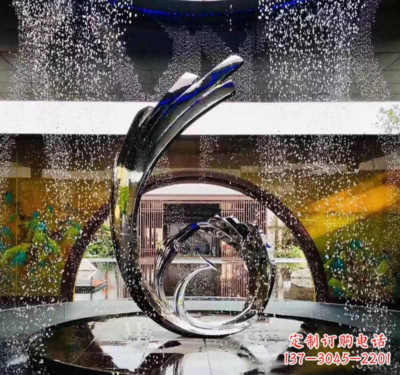 安阳不锈钢城市景观喷泉雕塑
