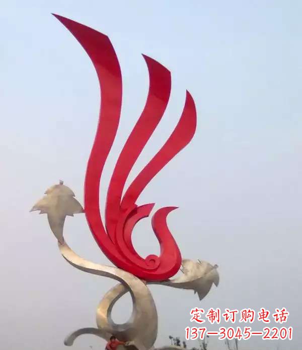 安阳不锈钢城市铁艺凤凰雕塑
