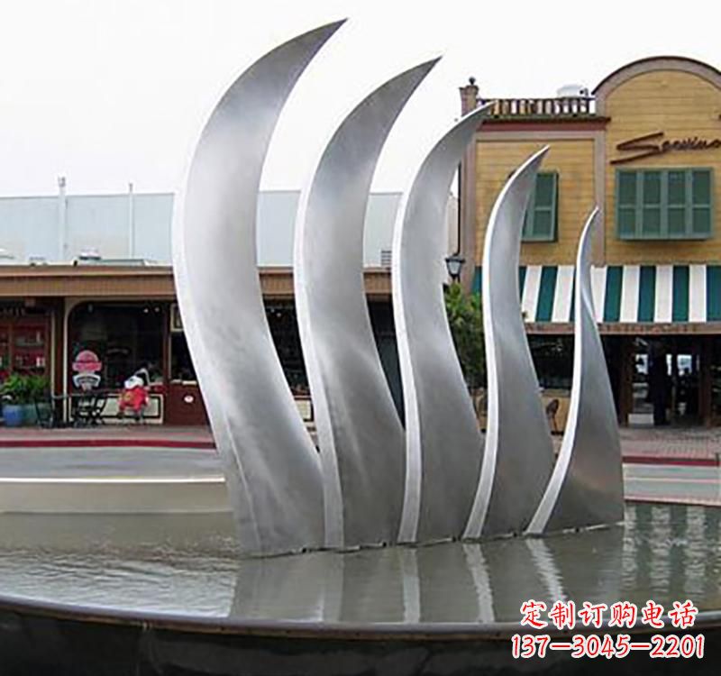 安阳不锈钢城市艺术翅膀雕塑