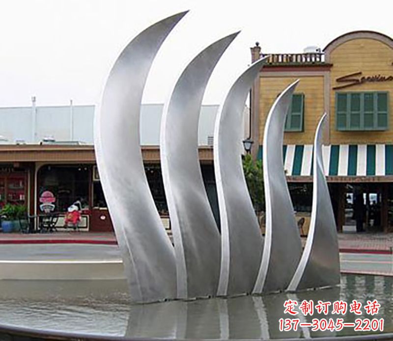 安阳不锈钢翅膀雕塑