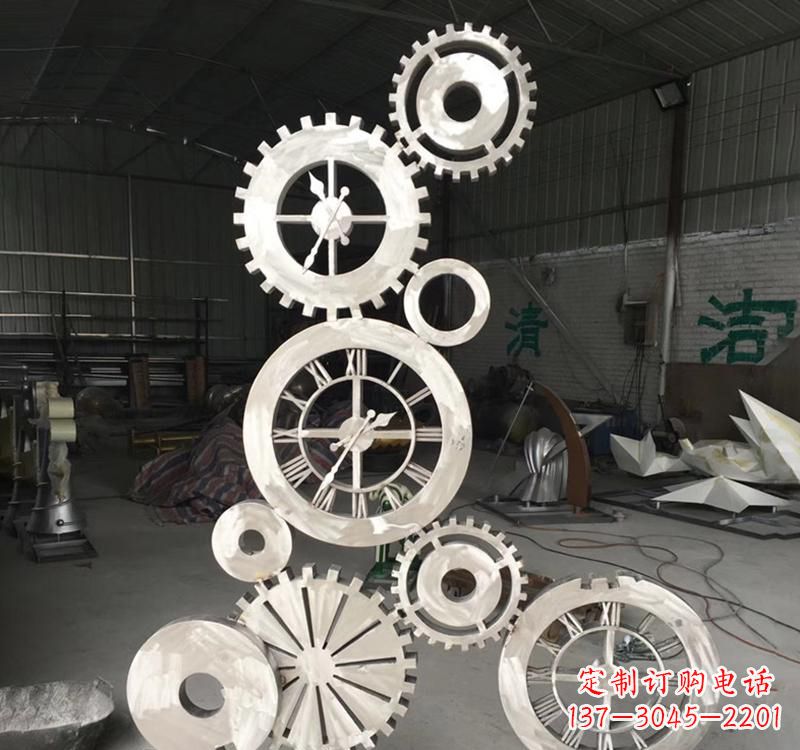安阳不锈钢齿轮景观雕塑