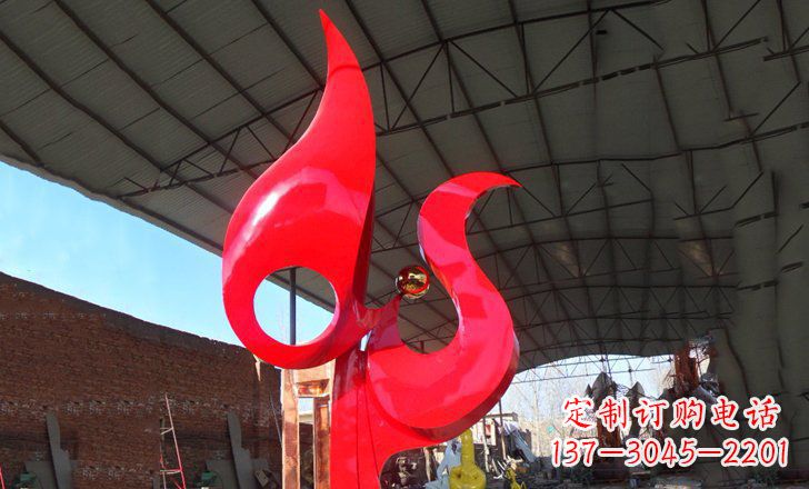 安阳不锈钢抽象动物雕塑