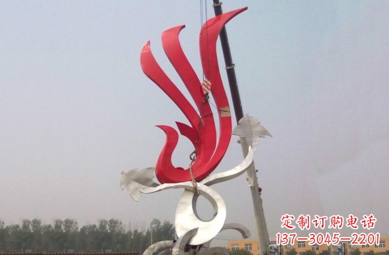 安阳不锈钢抽象凤凰安装