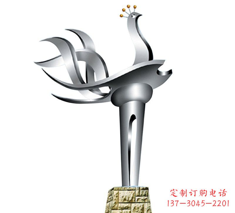 安阳不锈钢抽象凤凰设计图