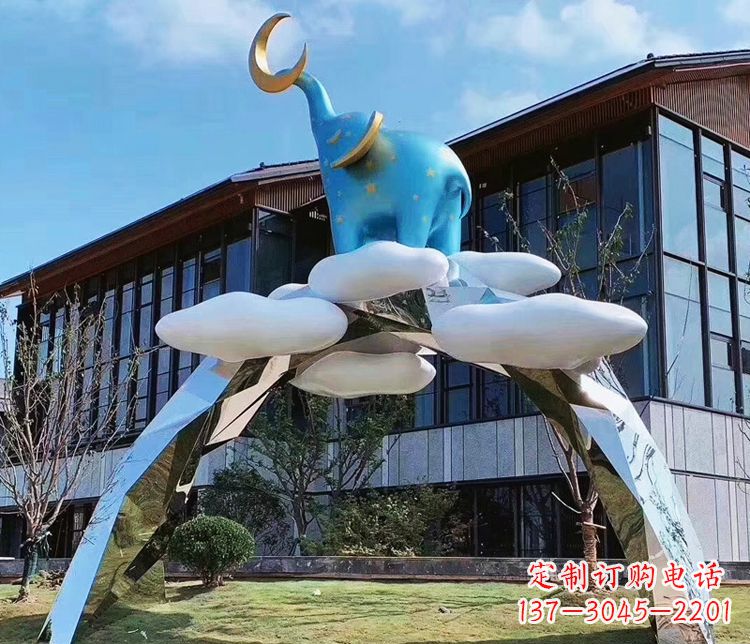 安阳不锈钢抽象拱门雕塑